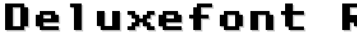 DeluxeFont Regular font